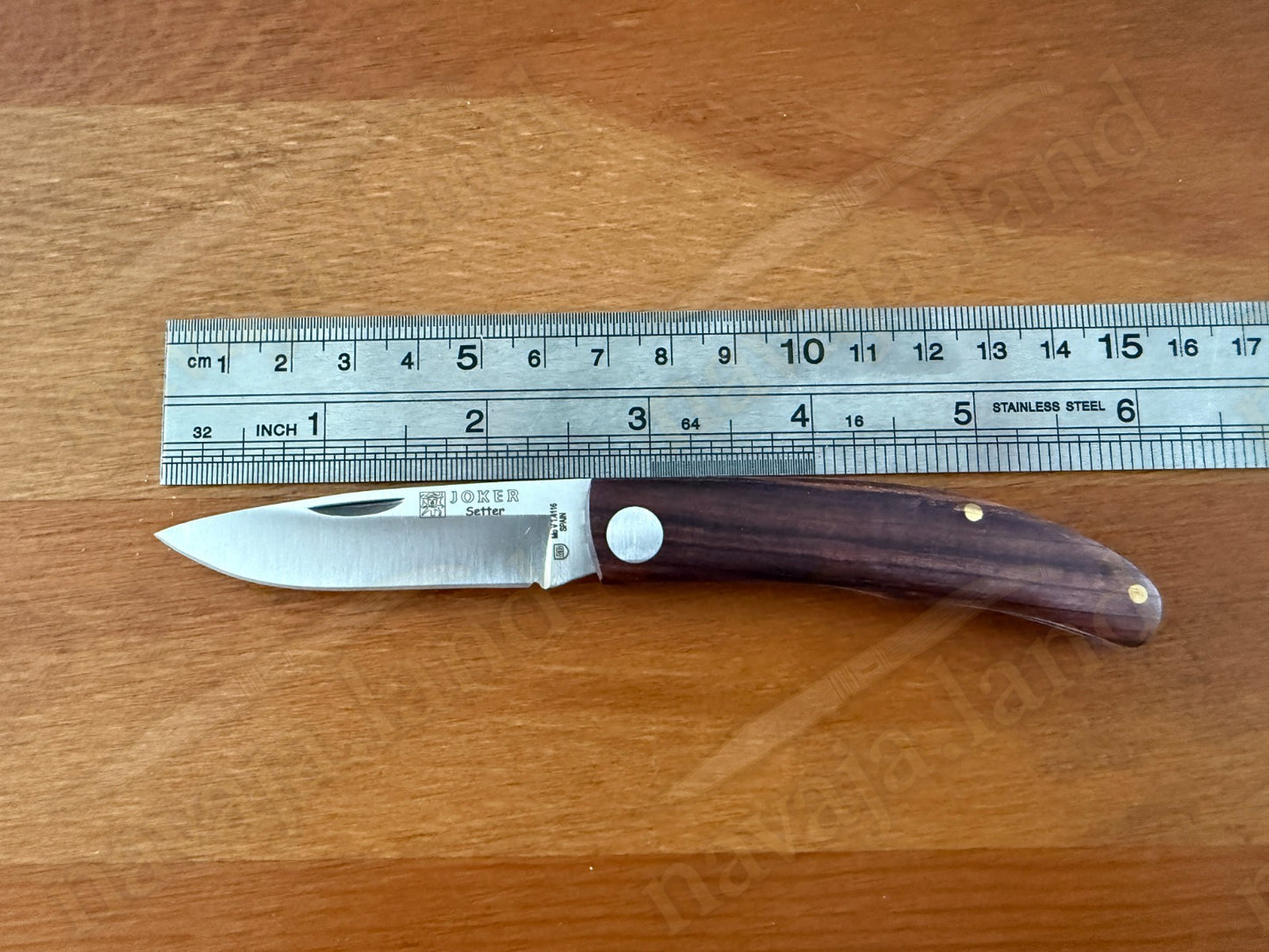 2.5” Joker Setter Hunting Folding Knife (Rosewood Handle) Handmade Spain