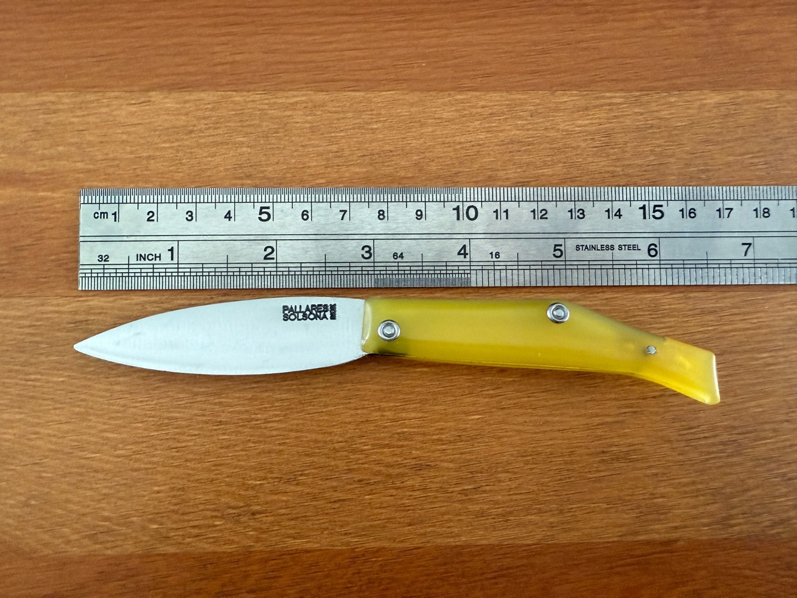 Pallares Solsona Pocket Knife Stainless Steel Inox 2.76" / 7 cm Spain Great EDC