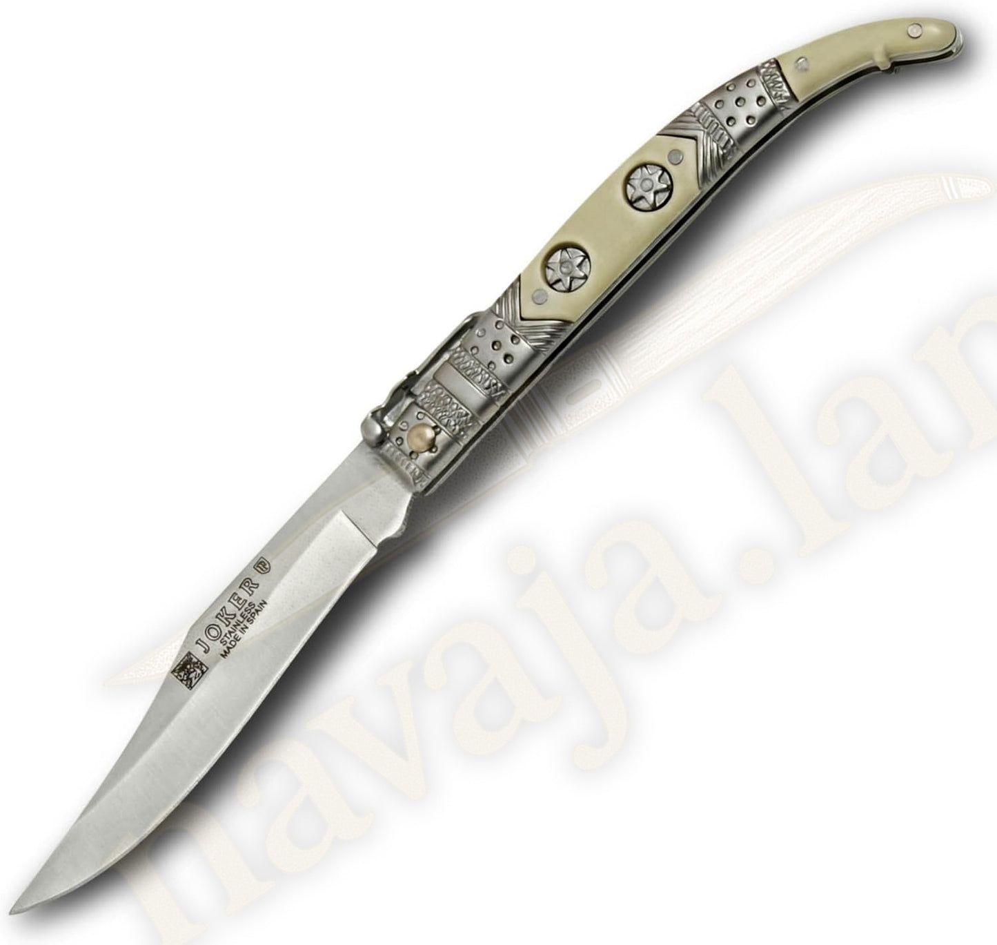 3.5” Albacete Navaja Joker Arabian Knife Zamak Handle Handmade Slipjoint Spain