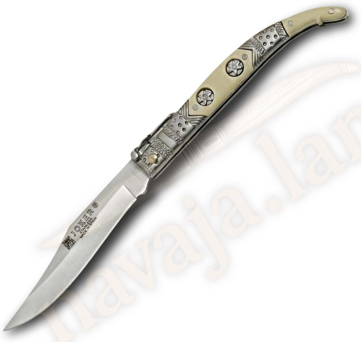 3.5” Albacete Navaja Joker Arabian Knife Zamak Handle Handmade Slipjoint Spain