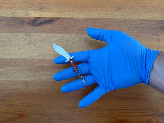 Kukri Knife Keychain w/Sheath Stainless Steel Length 8 cm / 3.14 in.