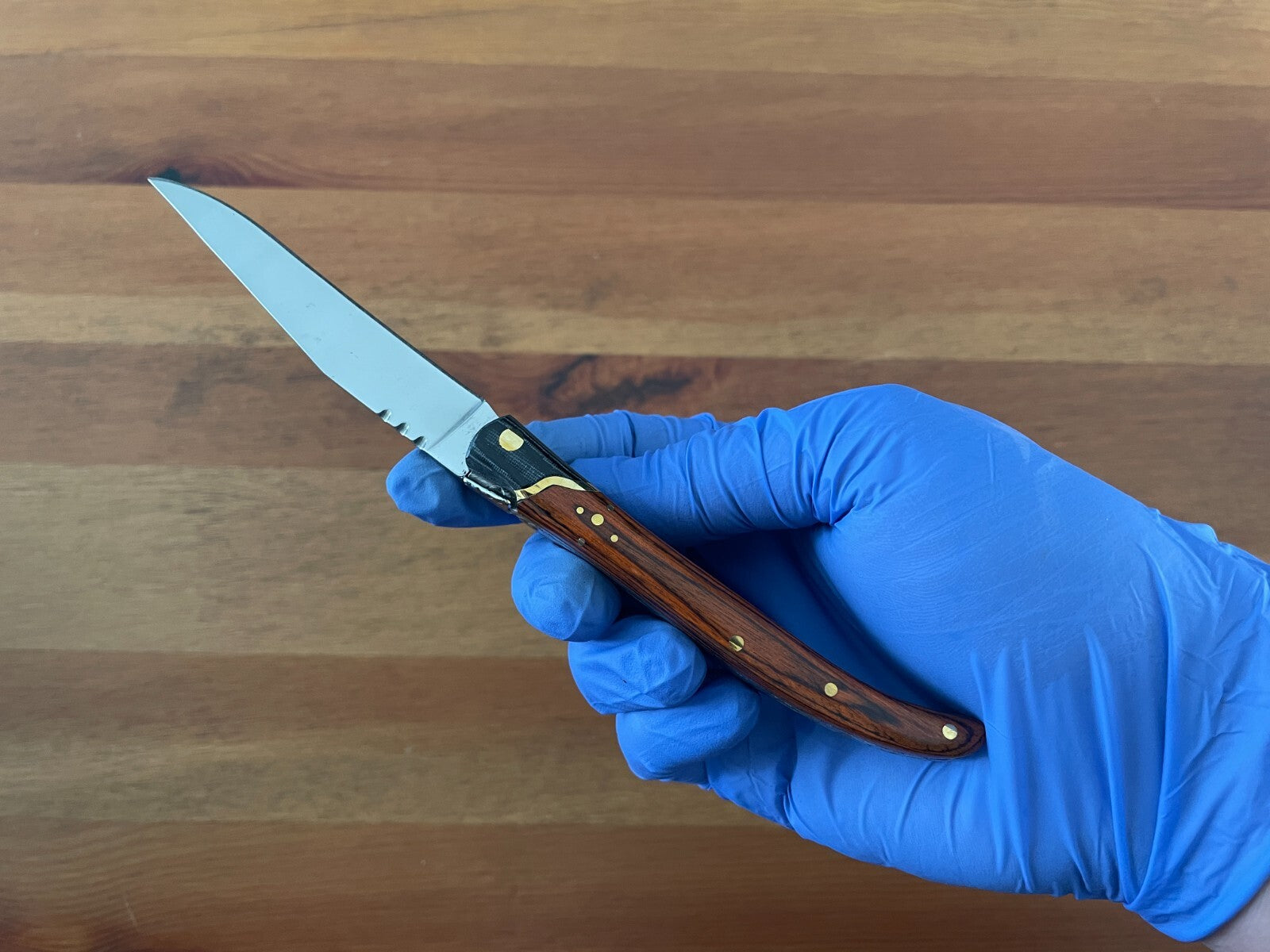 3.54” Navaja Laguiole Folding Pocket Knife Red Stamina/Mikarta Handle Slipjoint
