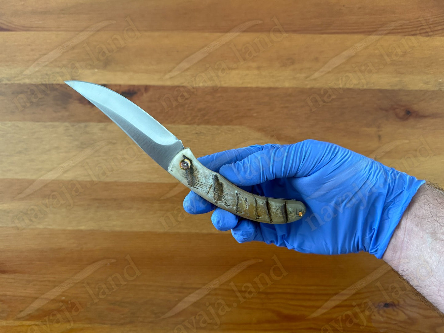 Cudeman Cazorla Folding Knife – 3.35 in Sandvik 12C27 Steel | Ram Horn Handle