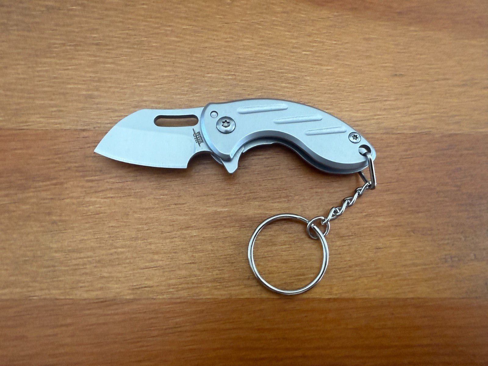 Keychain Mini Folding Knife 1.2" Stainless Steel Blade Liner Lock. From Spain.