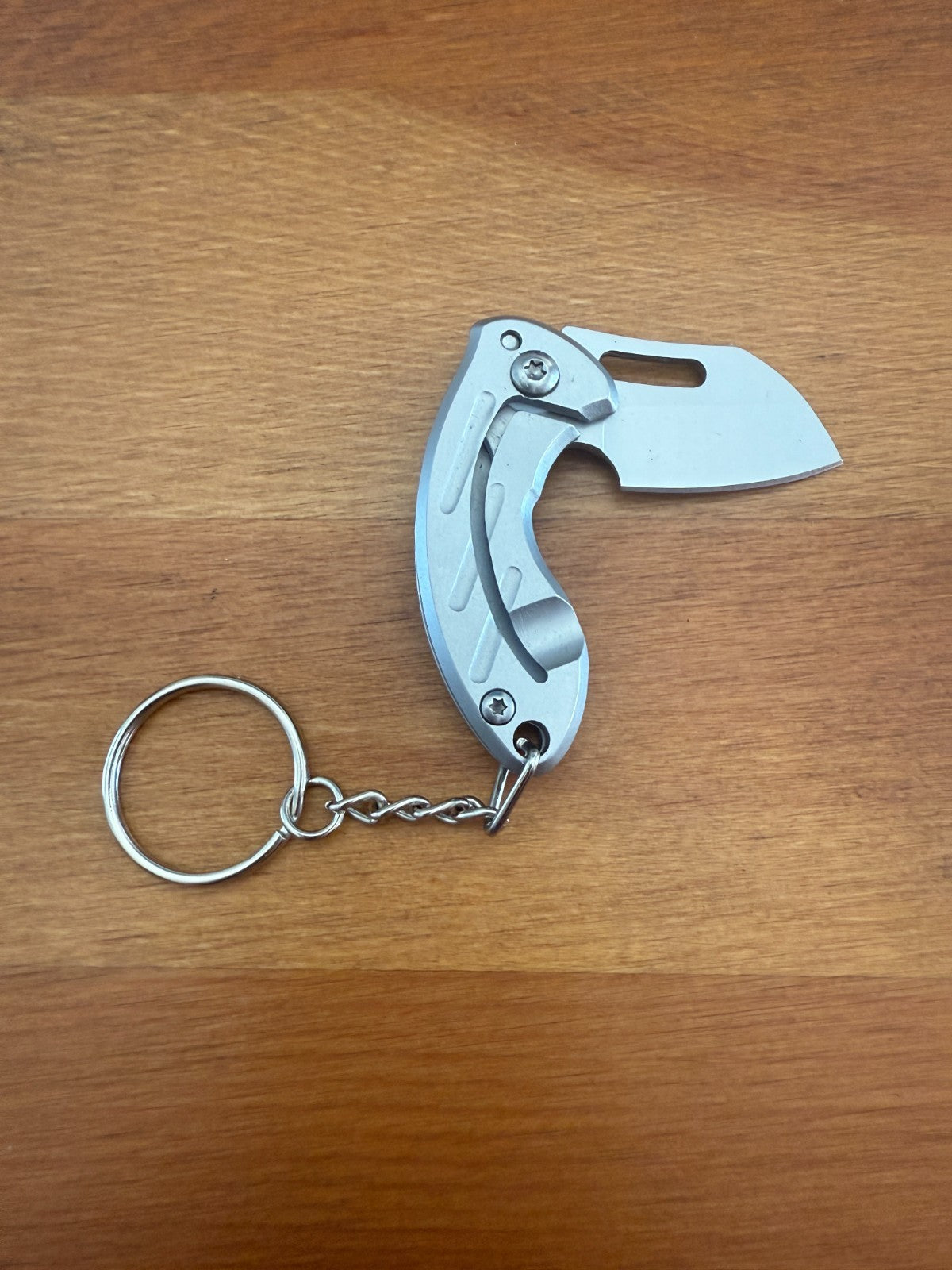 Keychain Mini Folding Knife 1.2" Stainless Steel Blade Liner Lock. From Spain.