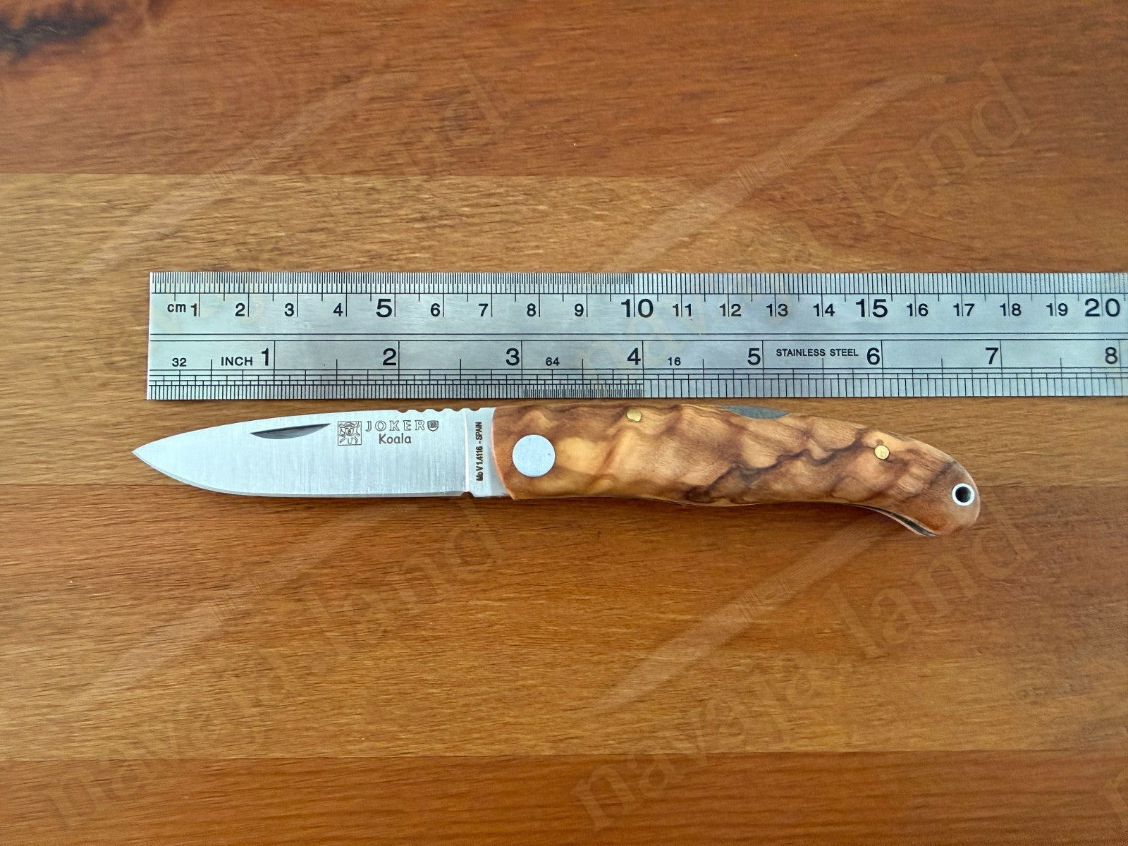 Joker Koala Pocket Knife 2.75” MOVA Blade Olive Wood Handle Handmade in Spain