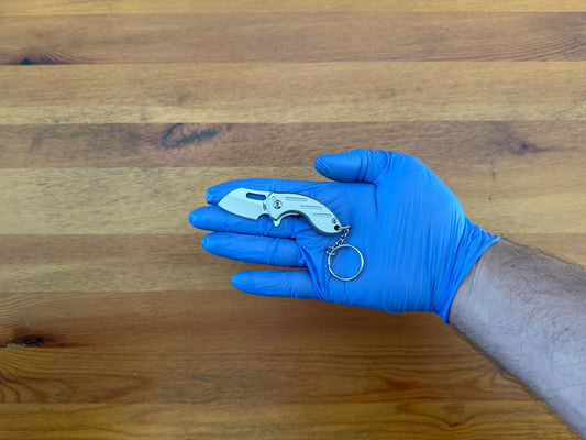 Keychain Mini Folding Knife 1.2" Stainless Steel Blade Liner Lock. From Spain.