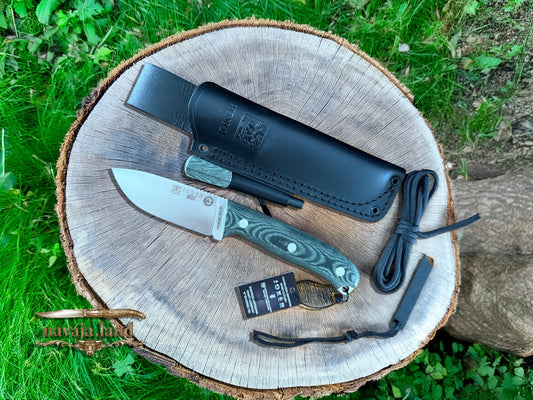 Joker Ursus Survival Knife Böhler N695 Green Micarta + Firesteel + Paracord
