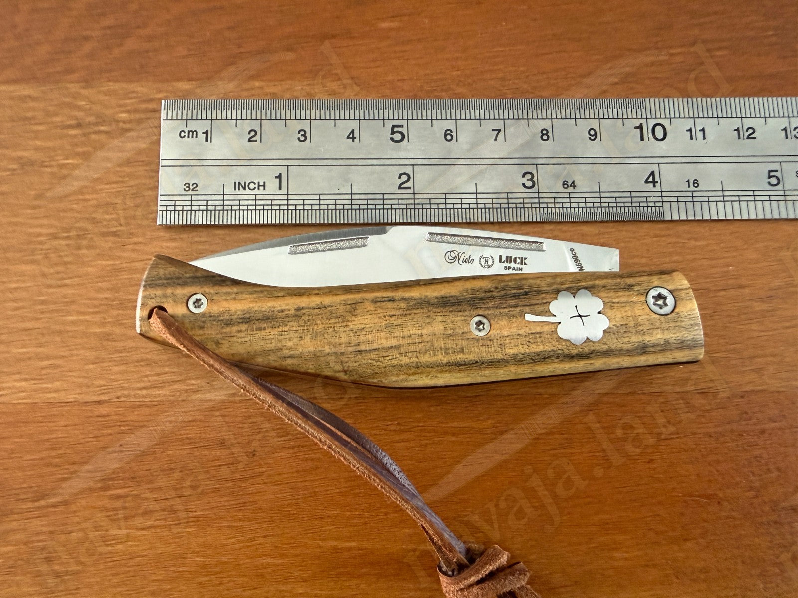 Miguel Nieto🍀LUCK Spanish Folding Knife Böhler N690Co Steel Pistachio Wood