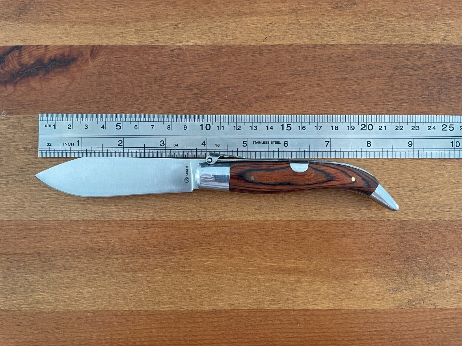 3.8" Spanish Navaja Teja Pastora Pocket Knife Carbon Steel from Spain - Ships US