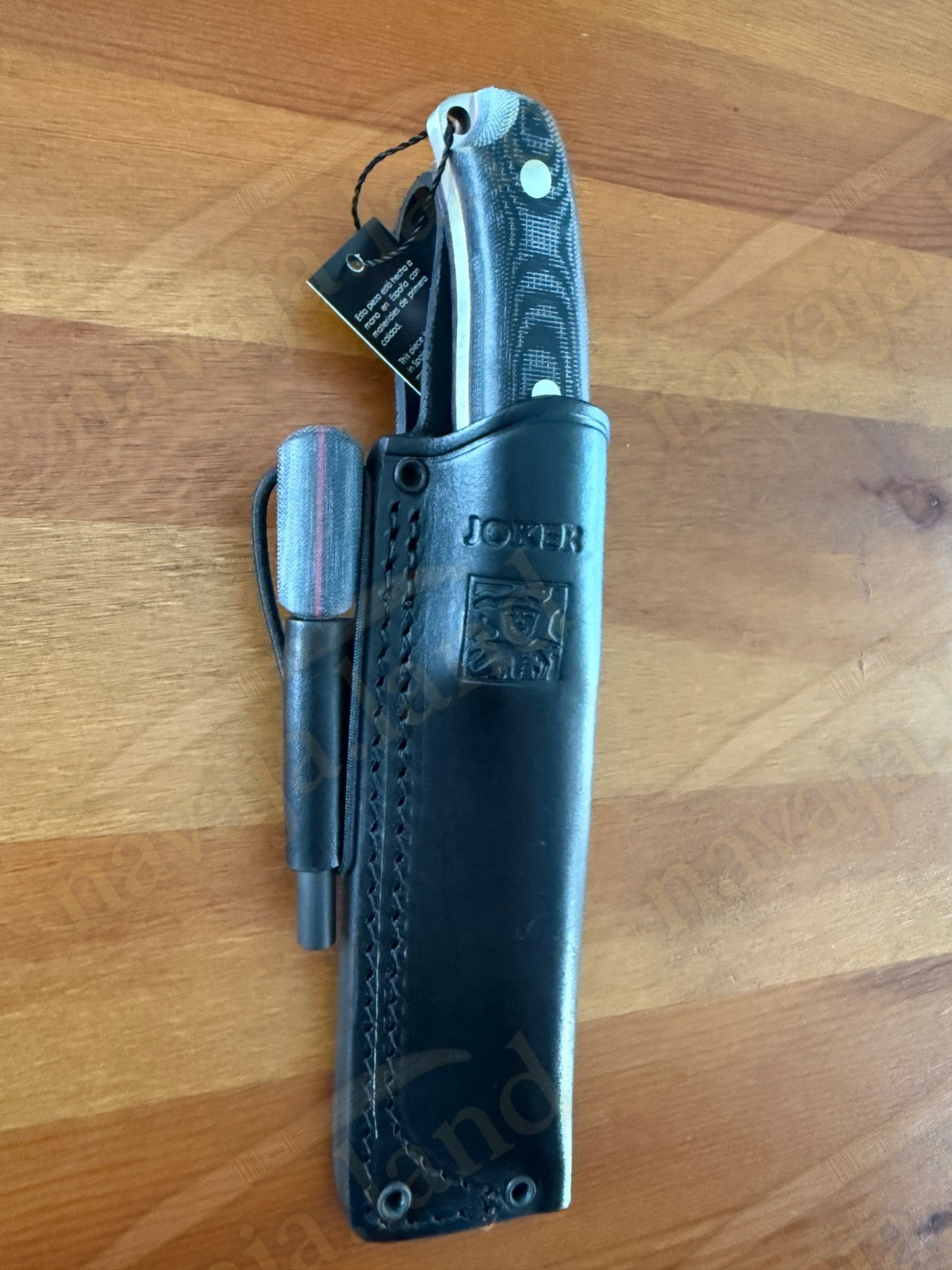 Joker Ursus Survival Knife Böhler N695 Dark Micarta + Firesteel + Paracord