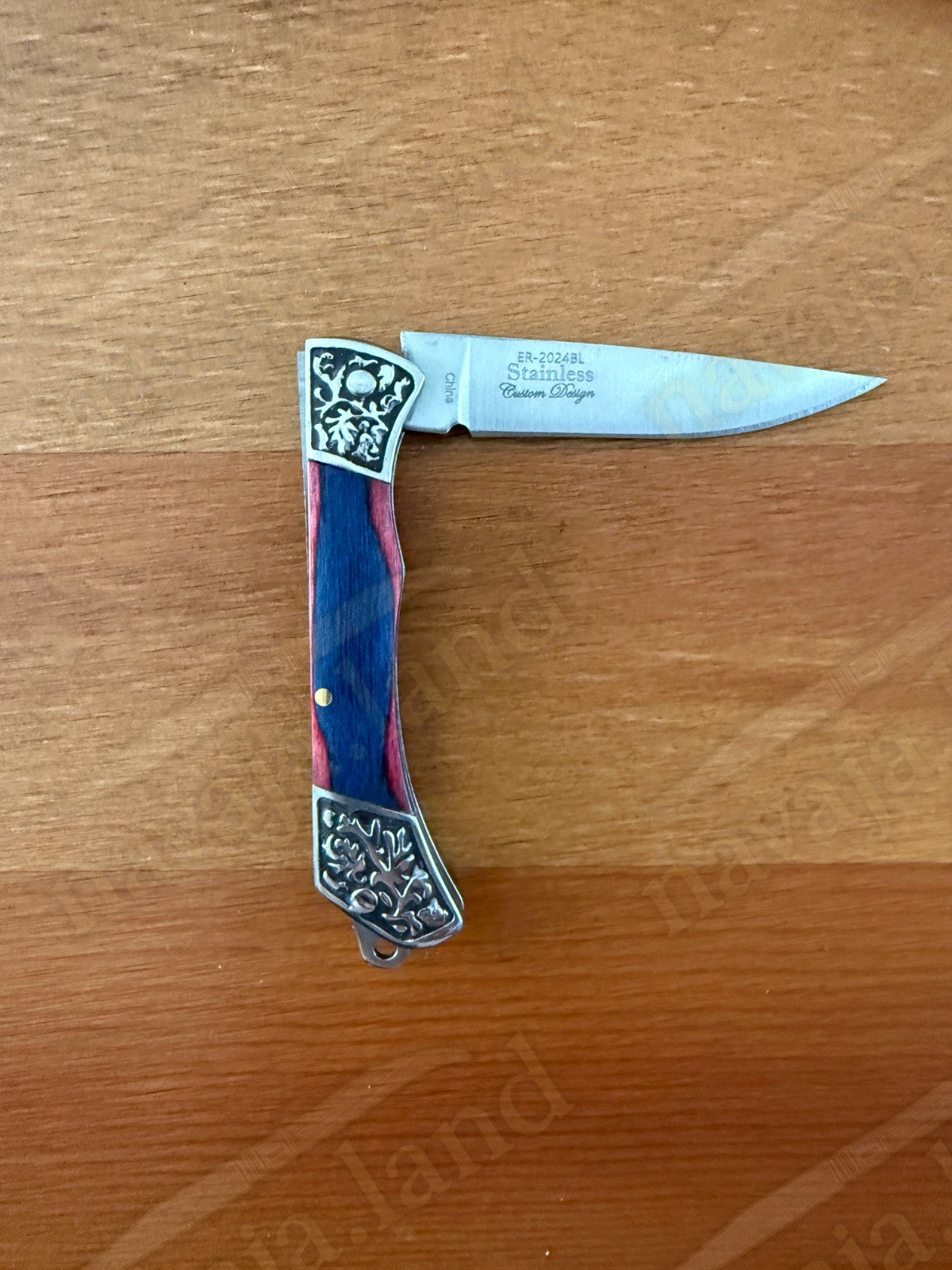 Elk Ridge Folding Knife 2.25" 3Cr13 Steel Blade Pakkawood Handle Slipjoint Lock