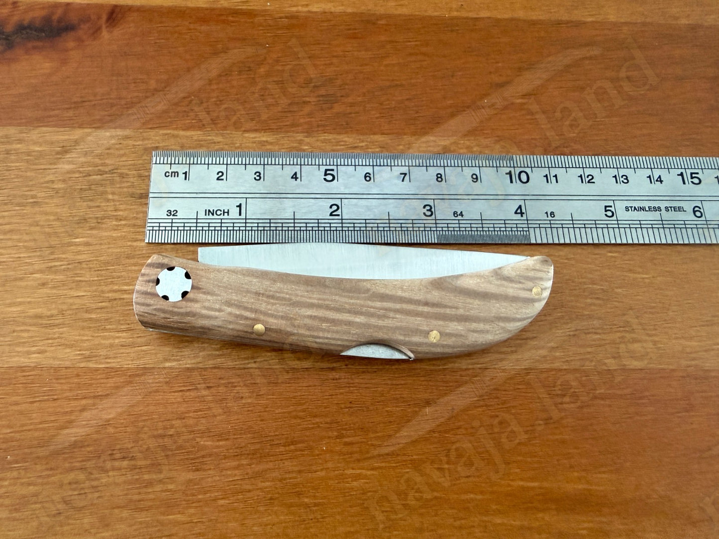3.15” Joker Pointer Camping Folding Knife (Holm Oak Wood Handle) Made in Spain