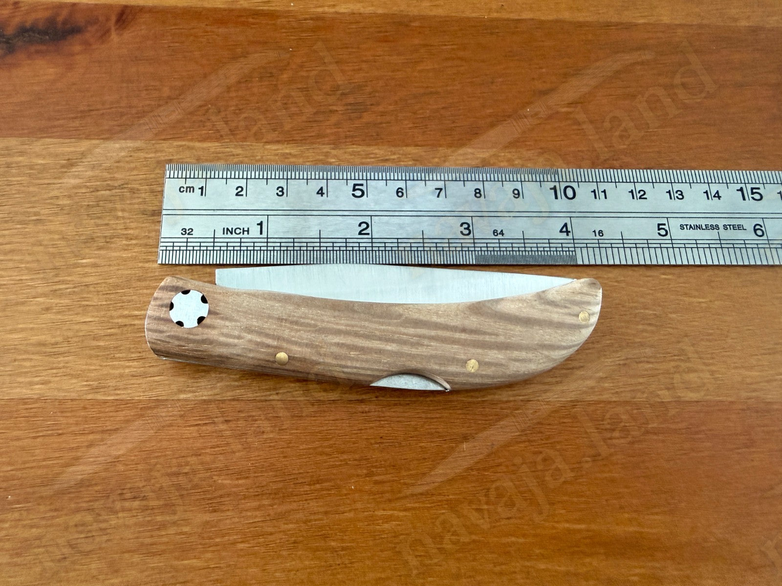 3.15” Joker Pointer Camping Folding Knife (Holm Oak Wood Handle) Made in Spain