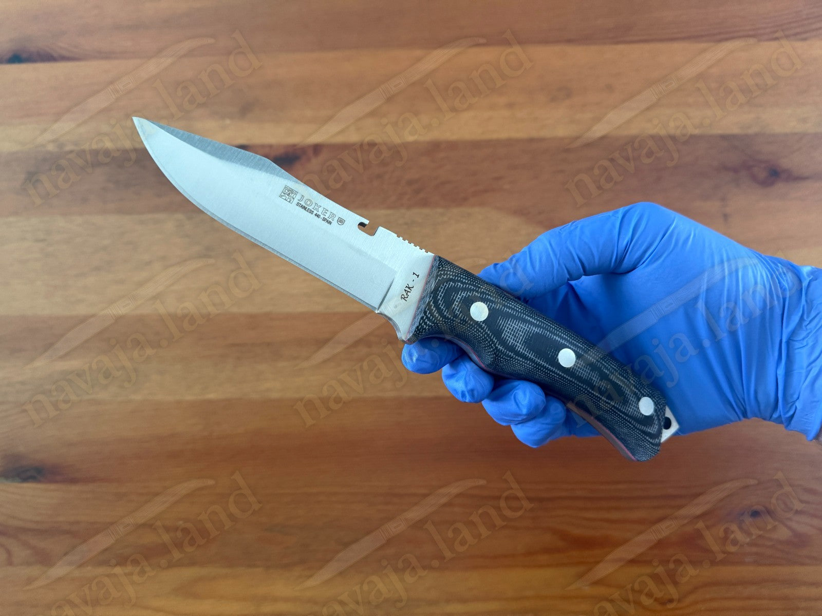 Joker RAK-1(4) Tactical Knife Full Tang | 440 Steel | Micarta Handle From Spain