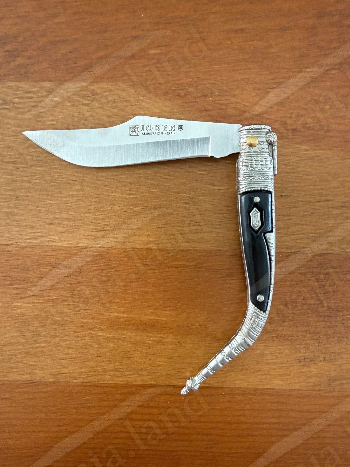 3.3” Albacete Navaja Joker Sevillana Knife Zamak Handle Handmade Slipjoint Spain