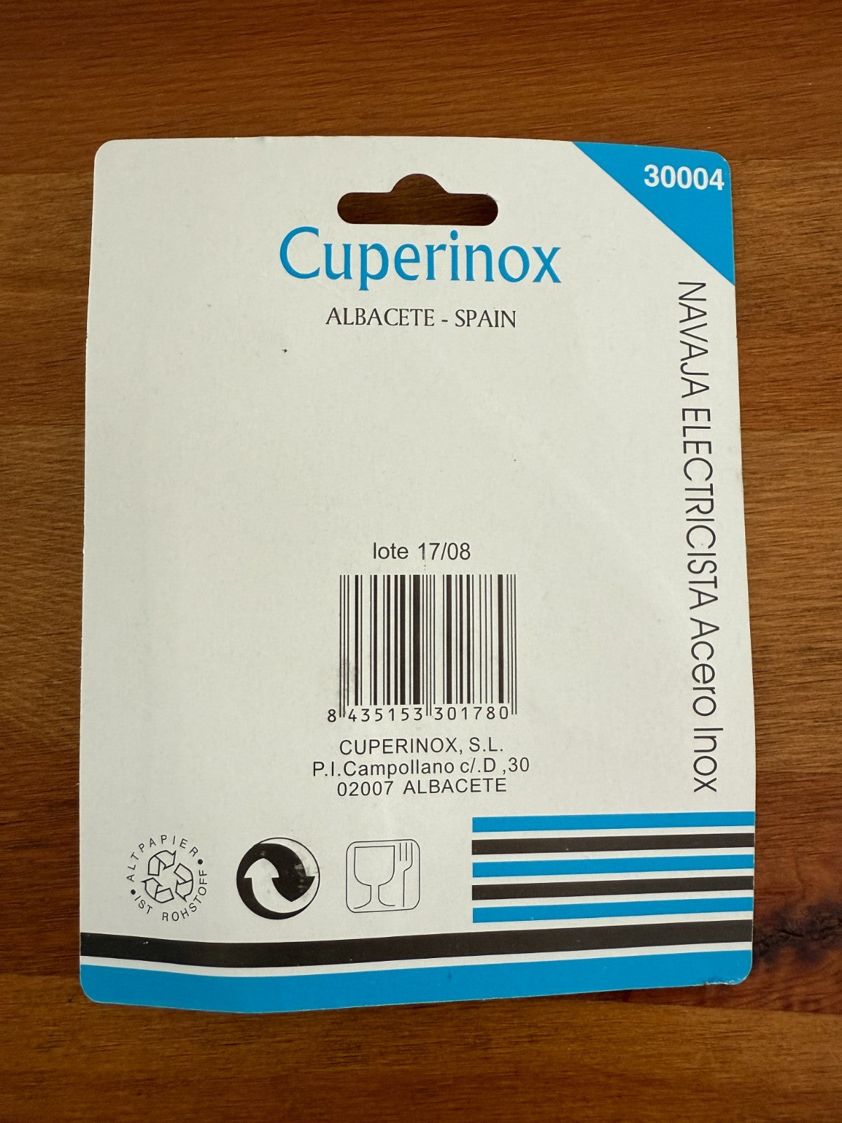 Electrician Folding Pocket Knife 3" Stainless Steel Blade Celluloid Handle Spain