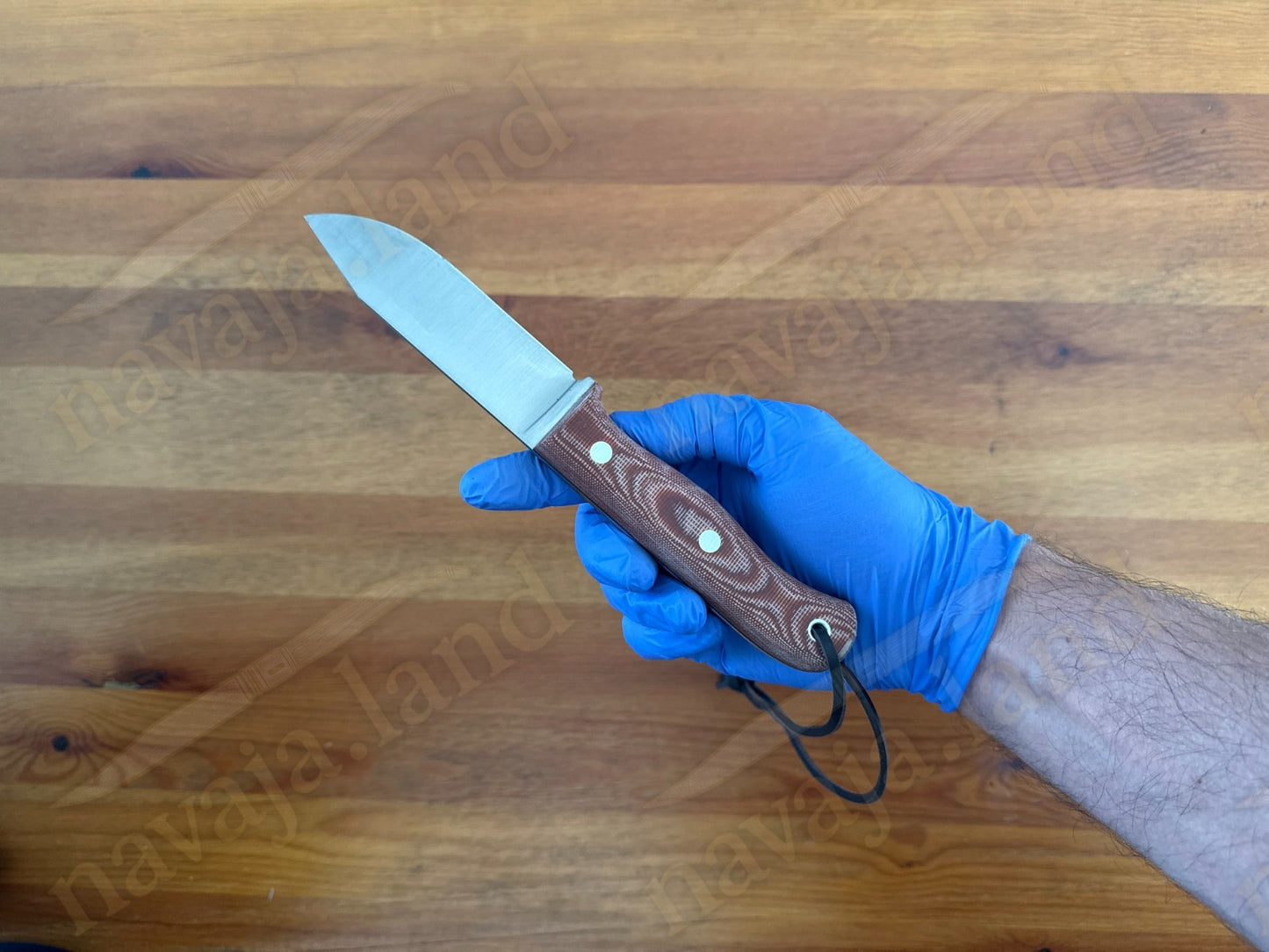 Joker Campero Fixed Knife 4.13" Full Tang K720 Carbon Steel Blade Micarta Handle