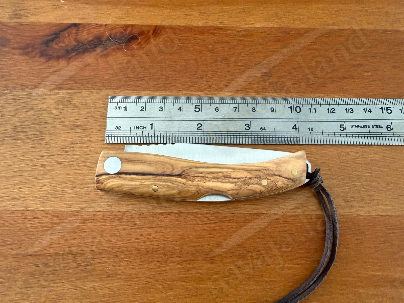 Joker Ibérica Folding Knife Olive Wood Handle 3.15” MOVA 1.4116 Stainless Steel