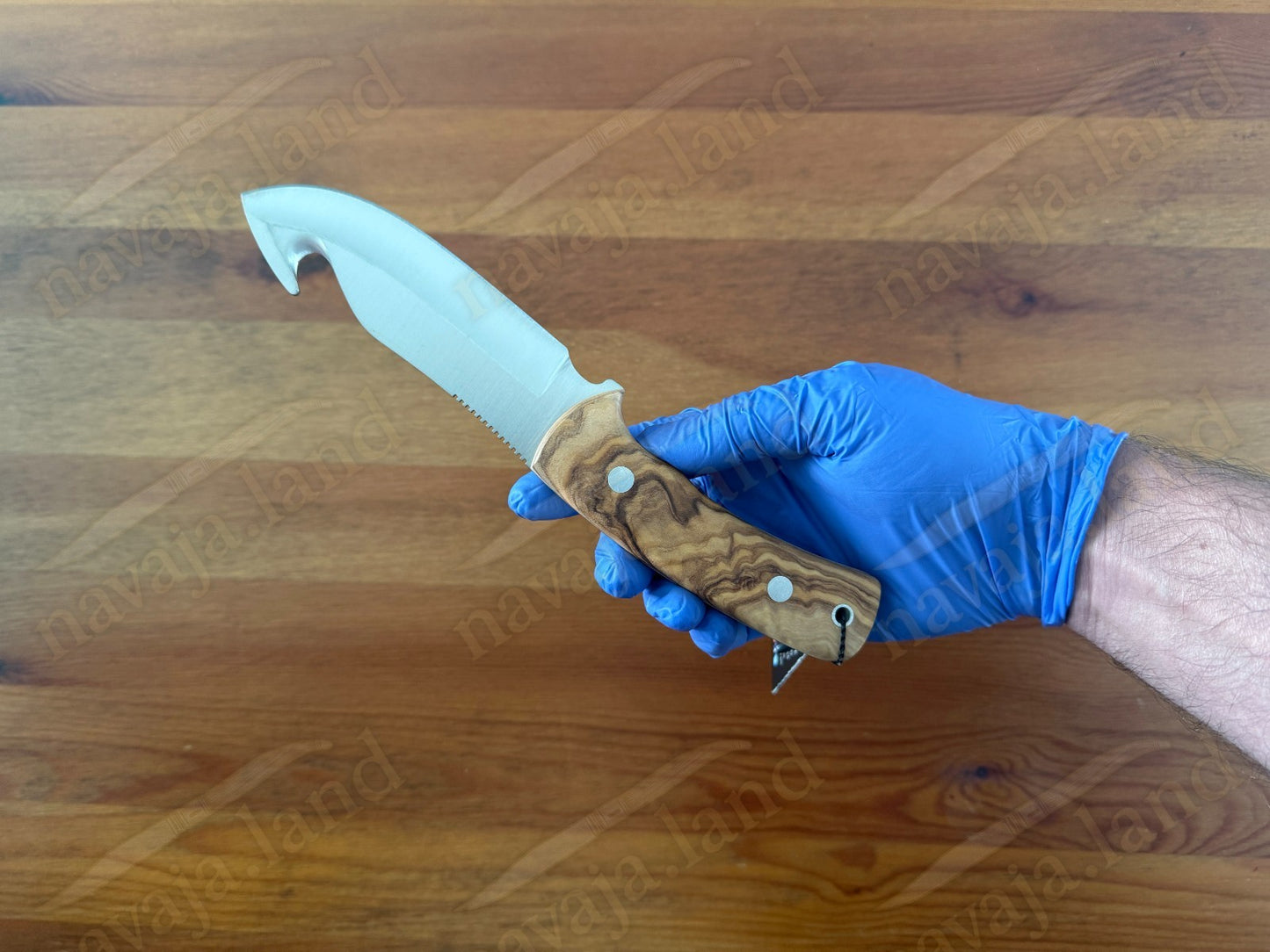 Joker OSO-D Skinning Knife 4.72” MOVA Blade | Olive Wood Handle | Made in Spain