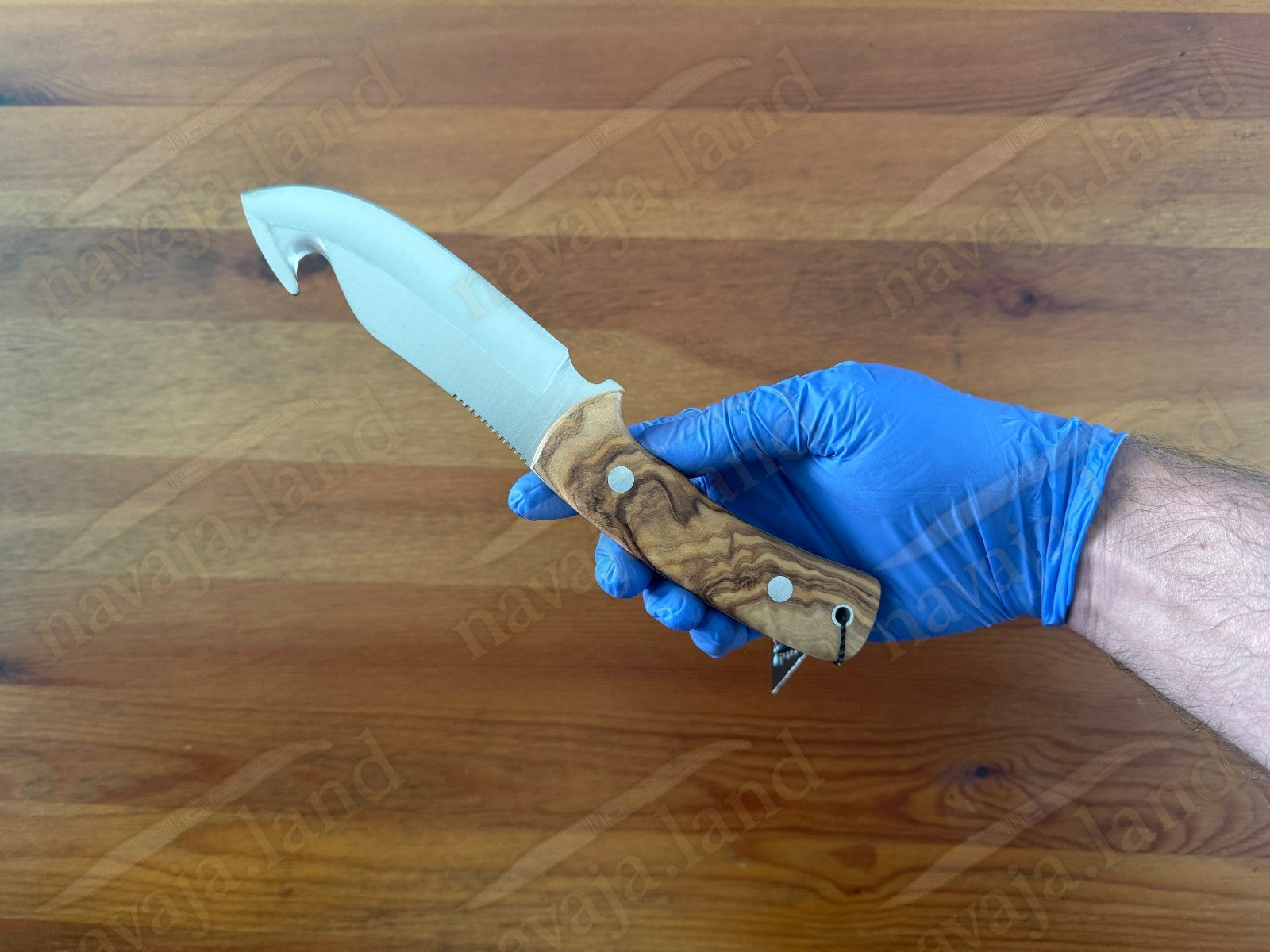 Joker OSO-D Skinning Knife 4.72” MOVA Blade | Olive Wood Handle | Made in Spain