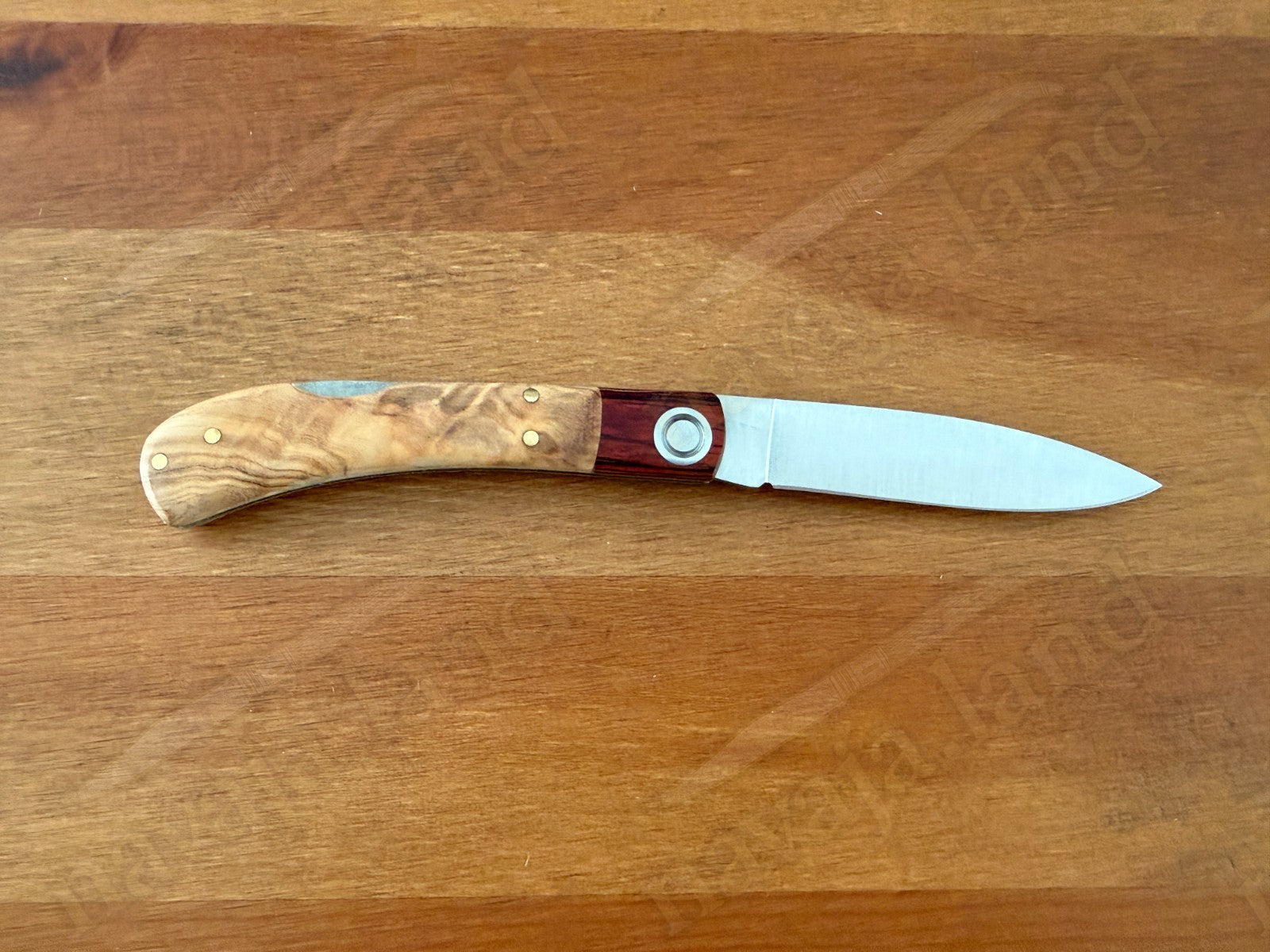 3.15” Joker Bretón Camping Folding Knife (Olive Wood Handle) Handmade in Spain