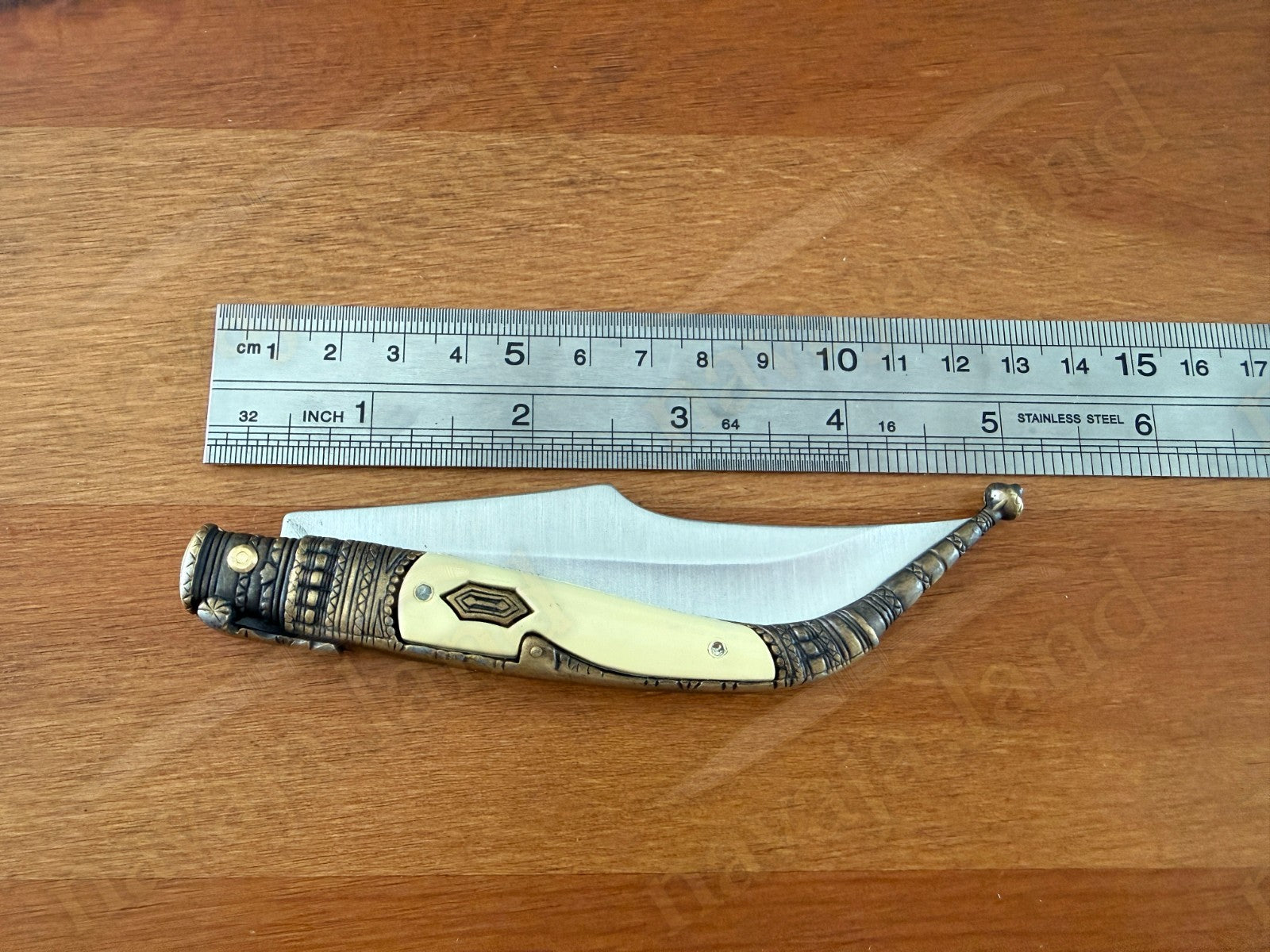3.9” Albacete Navaja Joker Arabian Knife Zamak Handle Handmade Slipjoint Spain