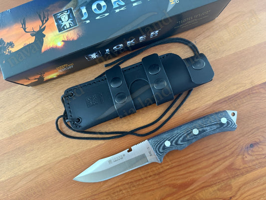 Joker RAK-1(3) Tactical Knife Full Tang | 440 Steel | Micarta Handle From Spain