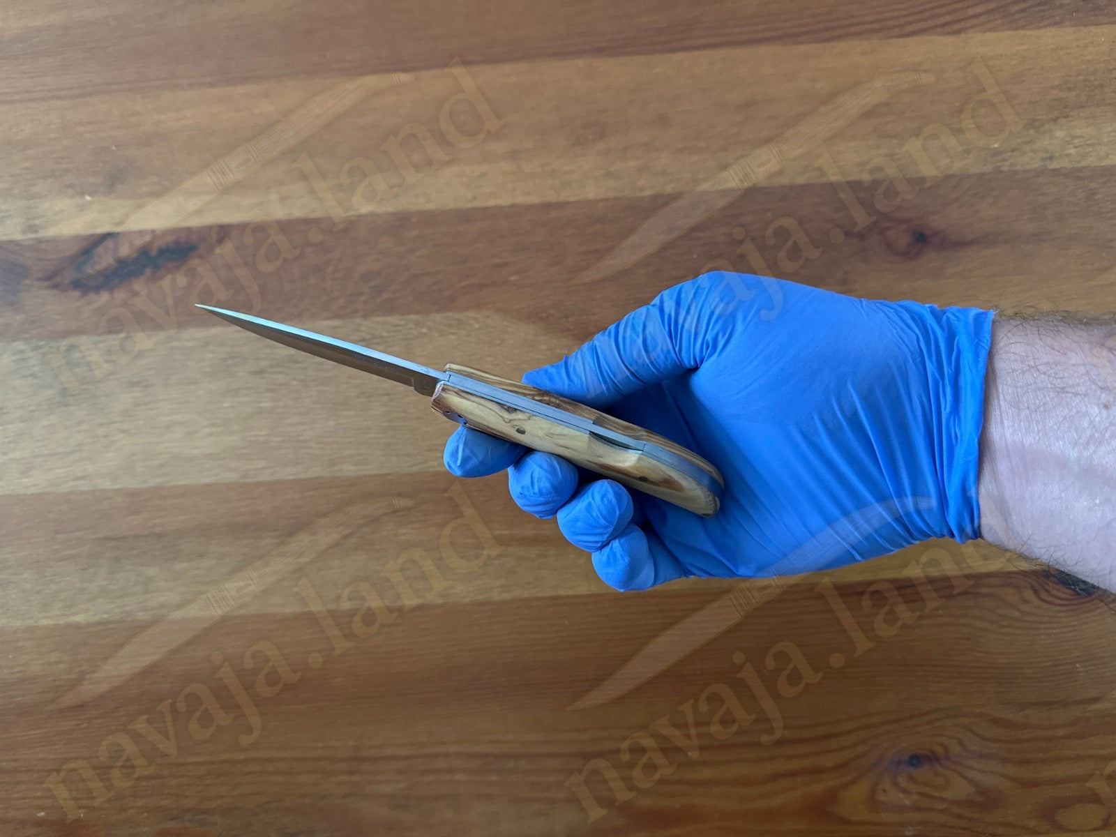 3.15” Joker Pointer Camping Folding Knife (Olive Wood Handle) Handmade in Spain