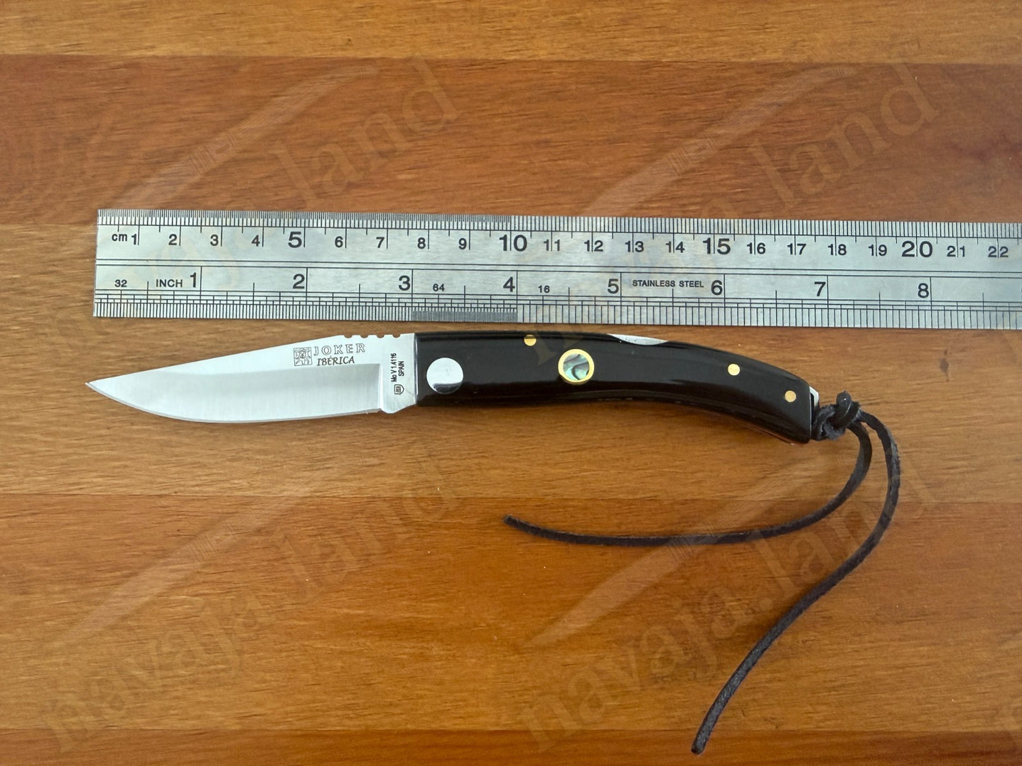 3” Joker Ibérica Folding Knife Buffalo Horn Handle MOVA 1.4116 Stainless Steel