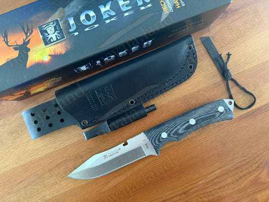 Joker RAK-1(2) Tactical Knife Full Tang | 440 Steel | Micarta Handle From Spain