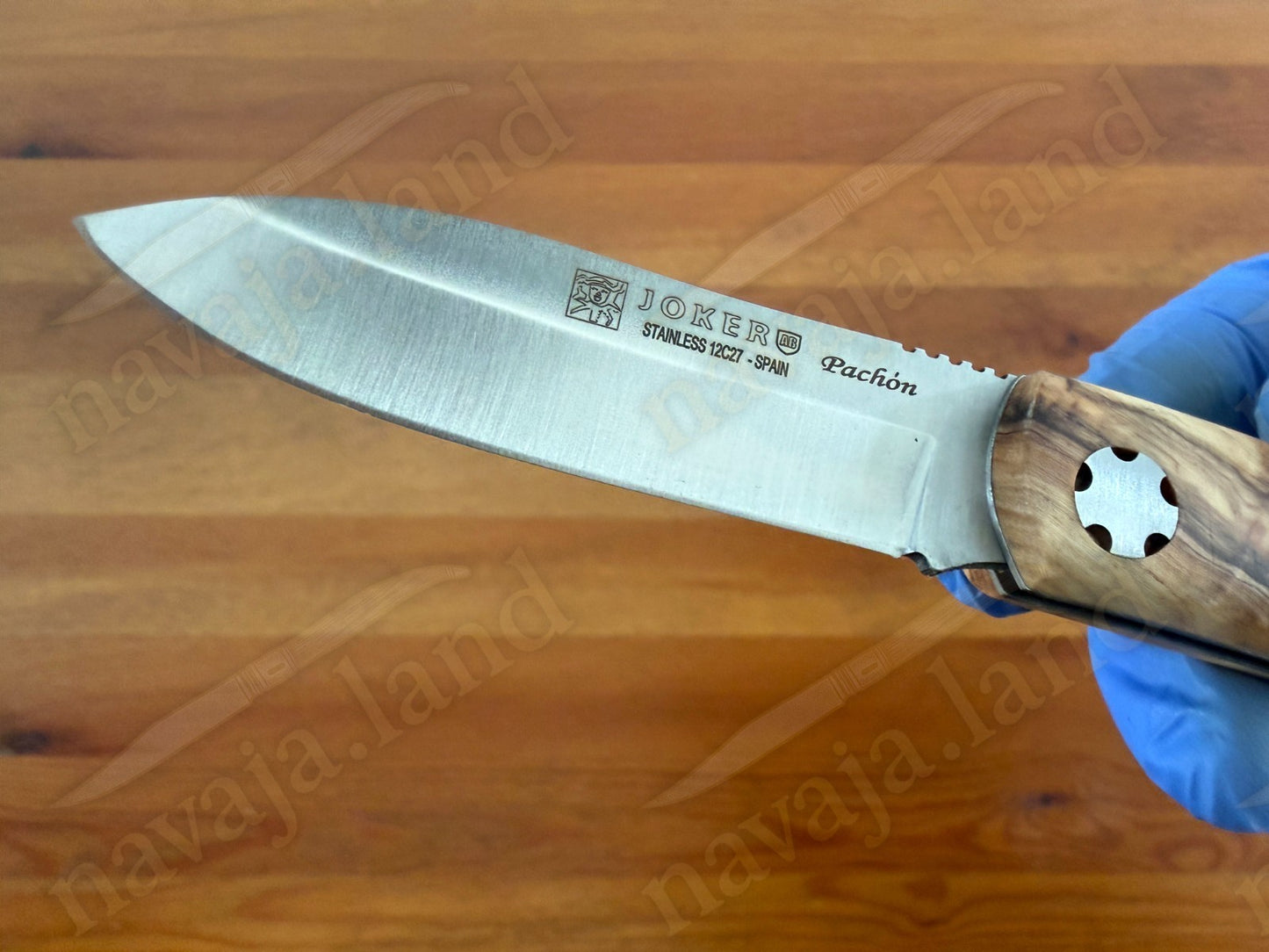 Joker Pachón Sports Pocket Folding Knife Olive Wood Sandvik 12C27 3.14” Blade