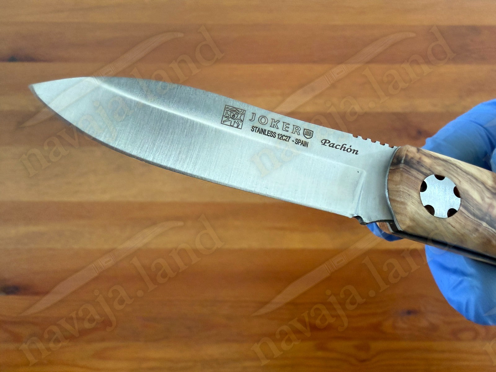 Joker Pachón Sports Pocket Folding Knife Olive Wood Sandvik 12C27 3.14” Blade
