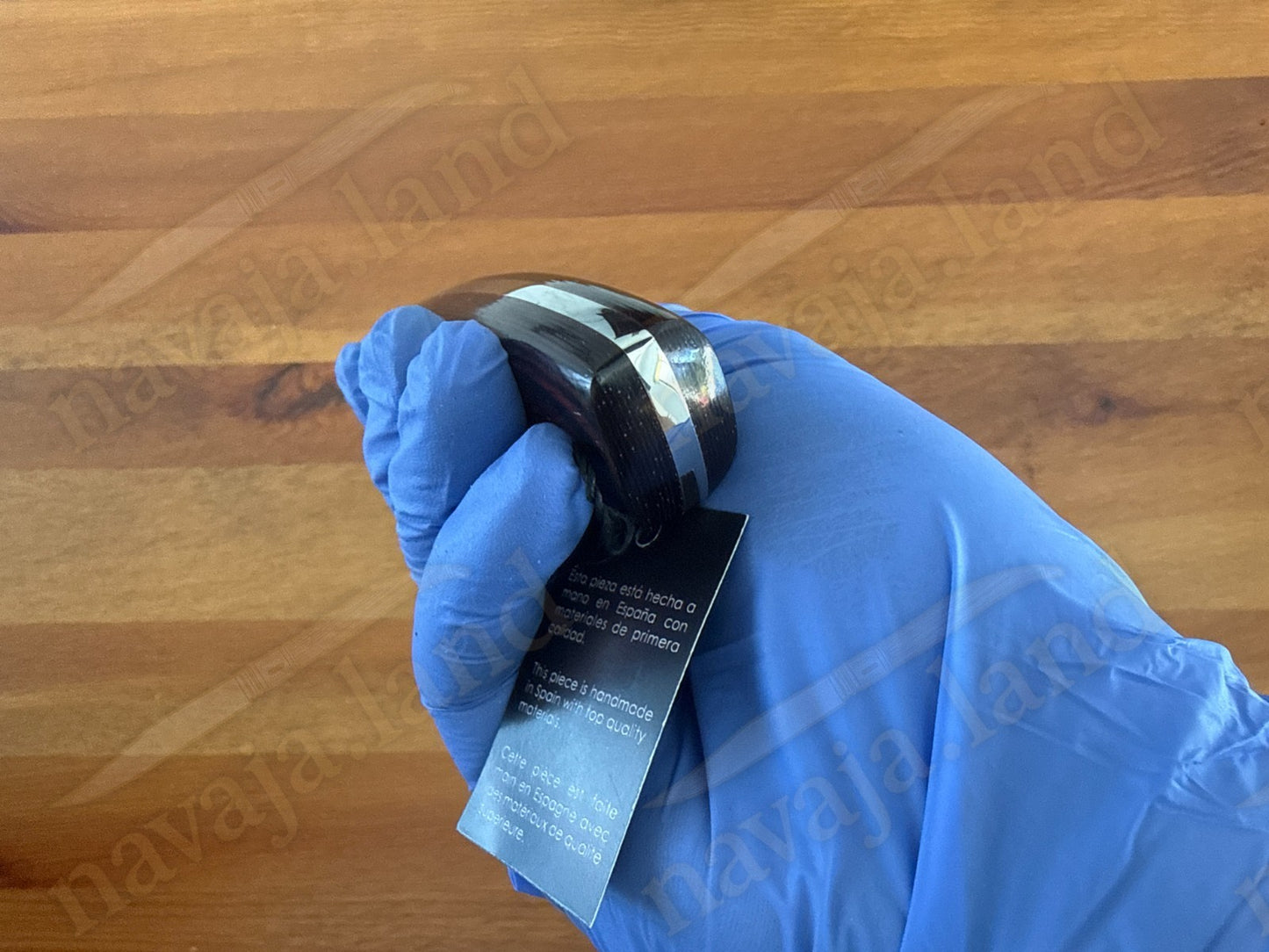 Joker Pecari Knife Polished Stamina Wood Handle Leather Sheath Handmade Spain