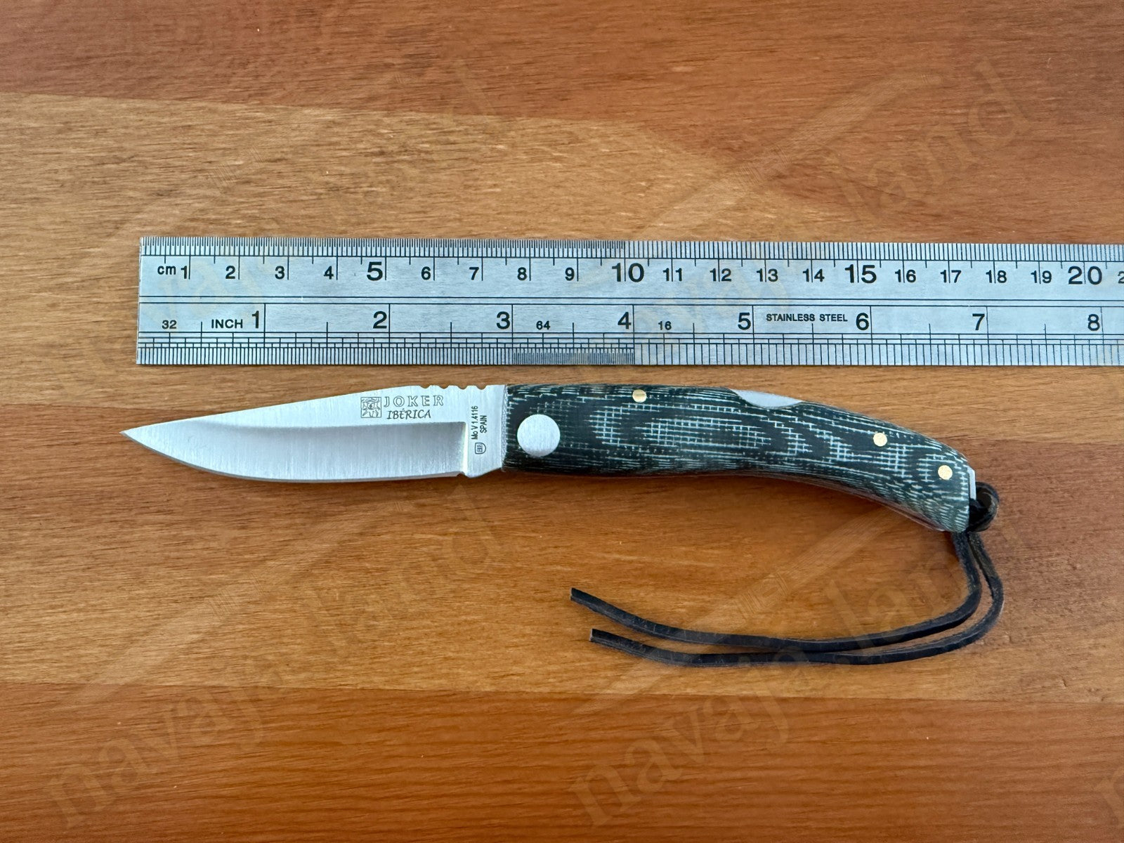 Joker Ibérica Folding Knife Green Micarta Handle 3” MOVA 1.4116 Stainless Steel