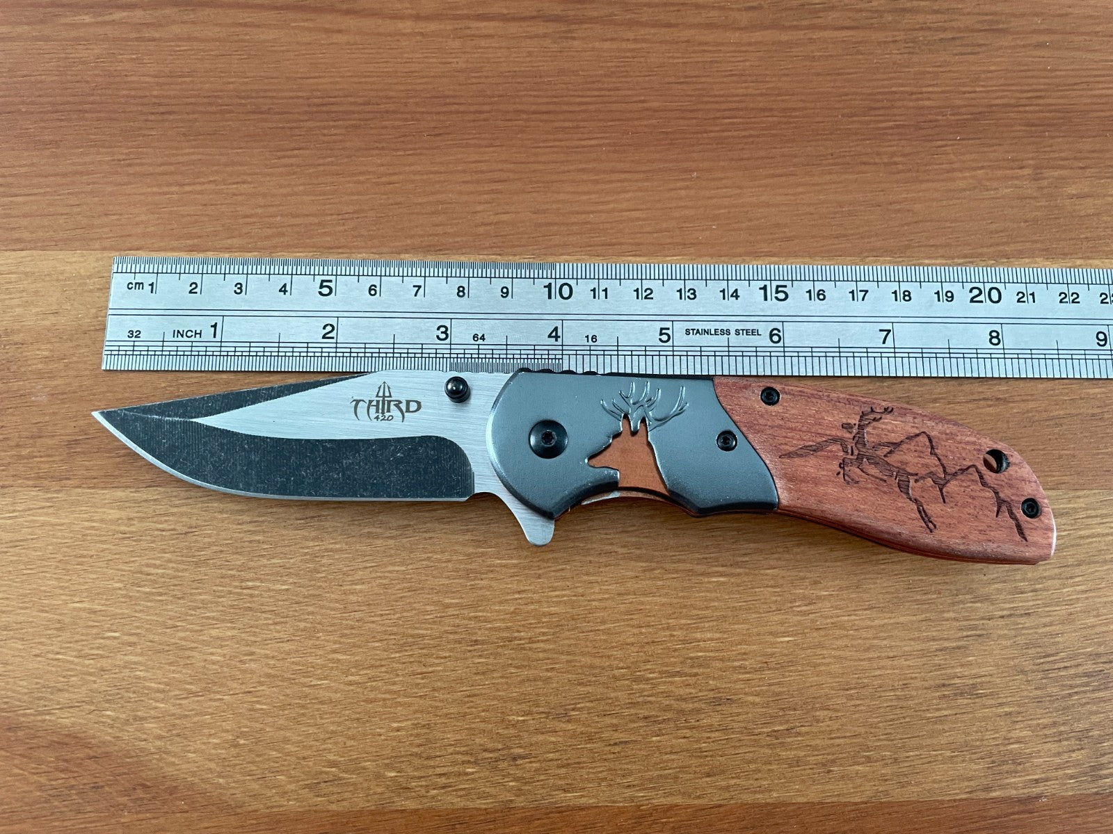 3.5" 420 Stain Steel Blade Pocket Knife Navaja Pocket Clip Assisted Opening