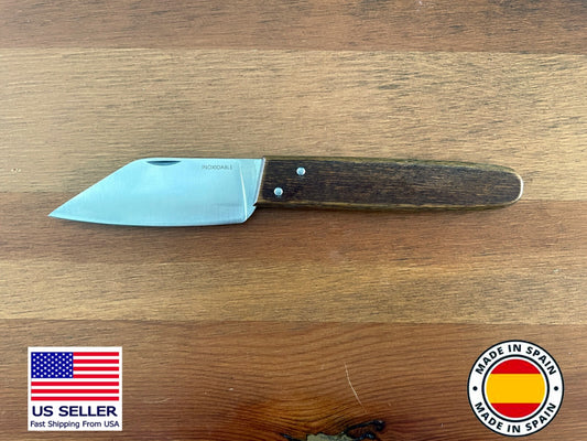 3.5 in. / 9cm - Navaja Pastora Albacete Knife Stainless No Lock - USA Seller