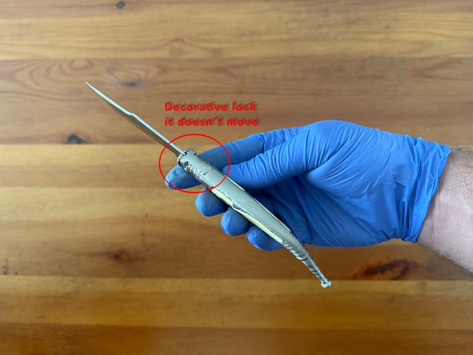 3.9” Albacete Navaja Joker Sevillana Knife Zamak Handle Handmade Slipjoint Spain