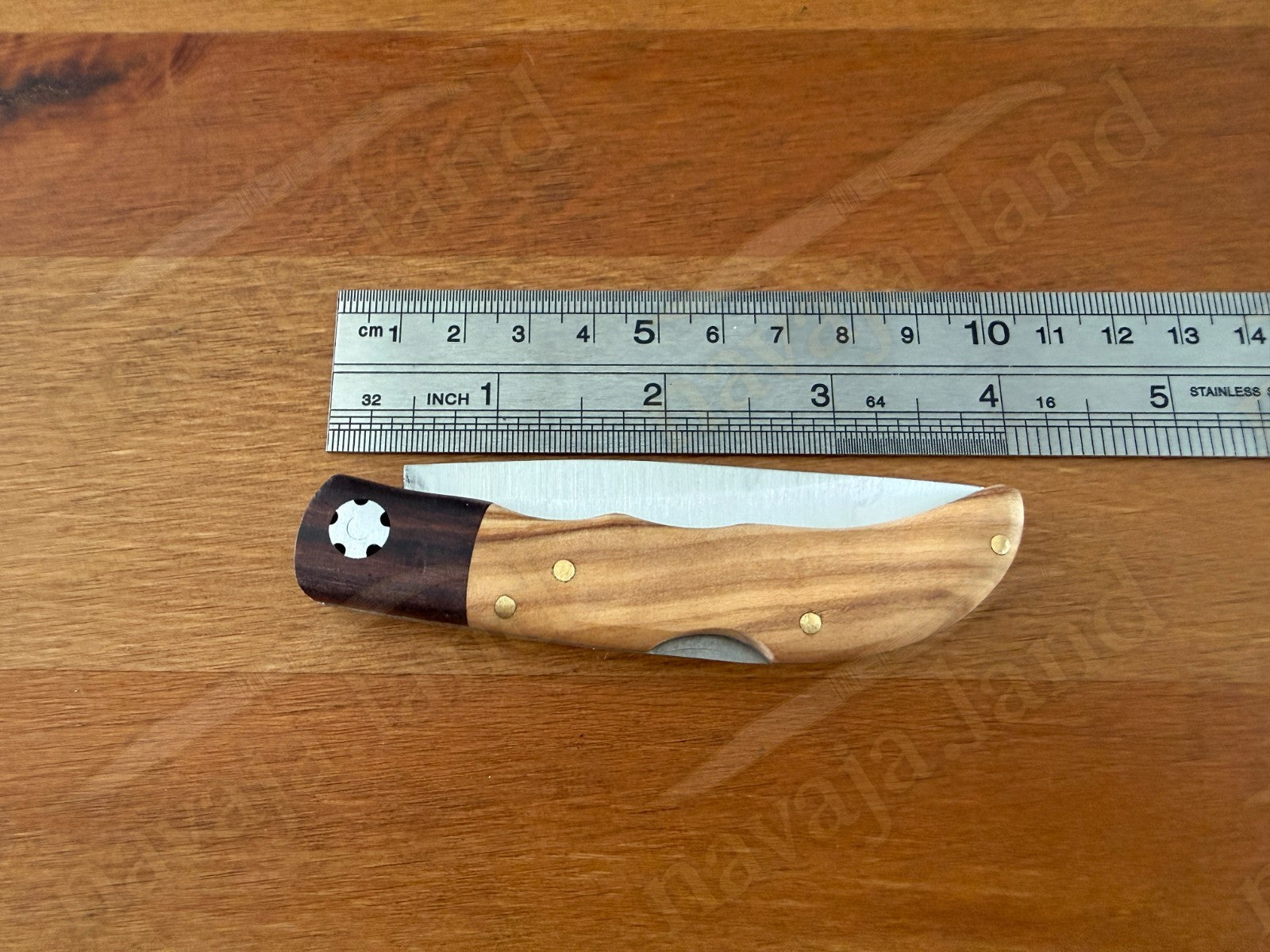 3.15” Joker Pointer Camping Folding Knife (Olive Wood Handle & Rosewood Ferrule)