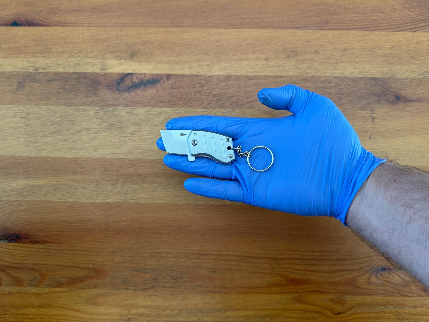 Keychain Mini Folding Knife 1.2" Stainless Steel Tanto Blade Liner Lock