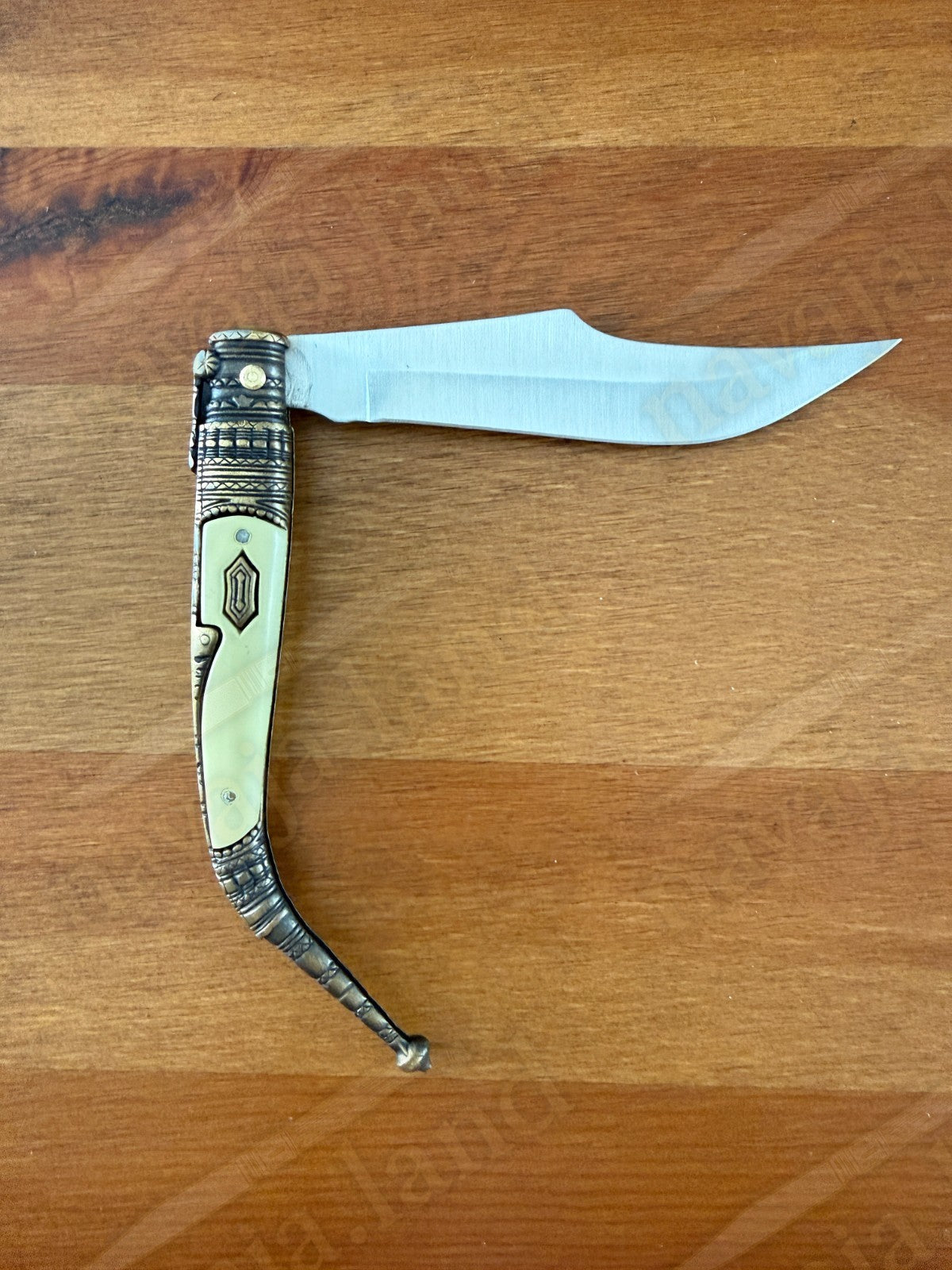 3.9” Albacete Navaja Joker Arabian Knife Zamak Handle Handmade Slipjoint Spain
