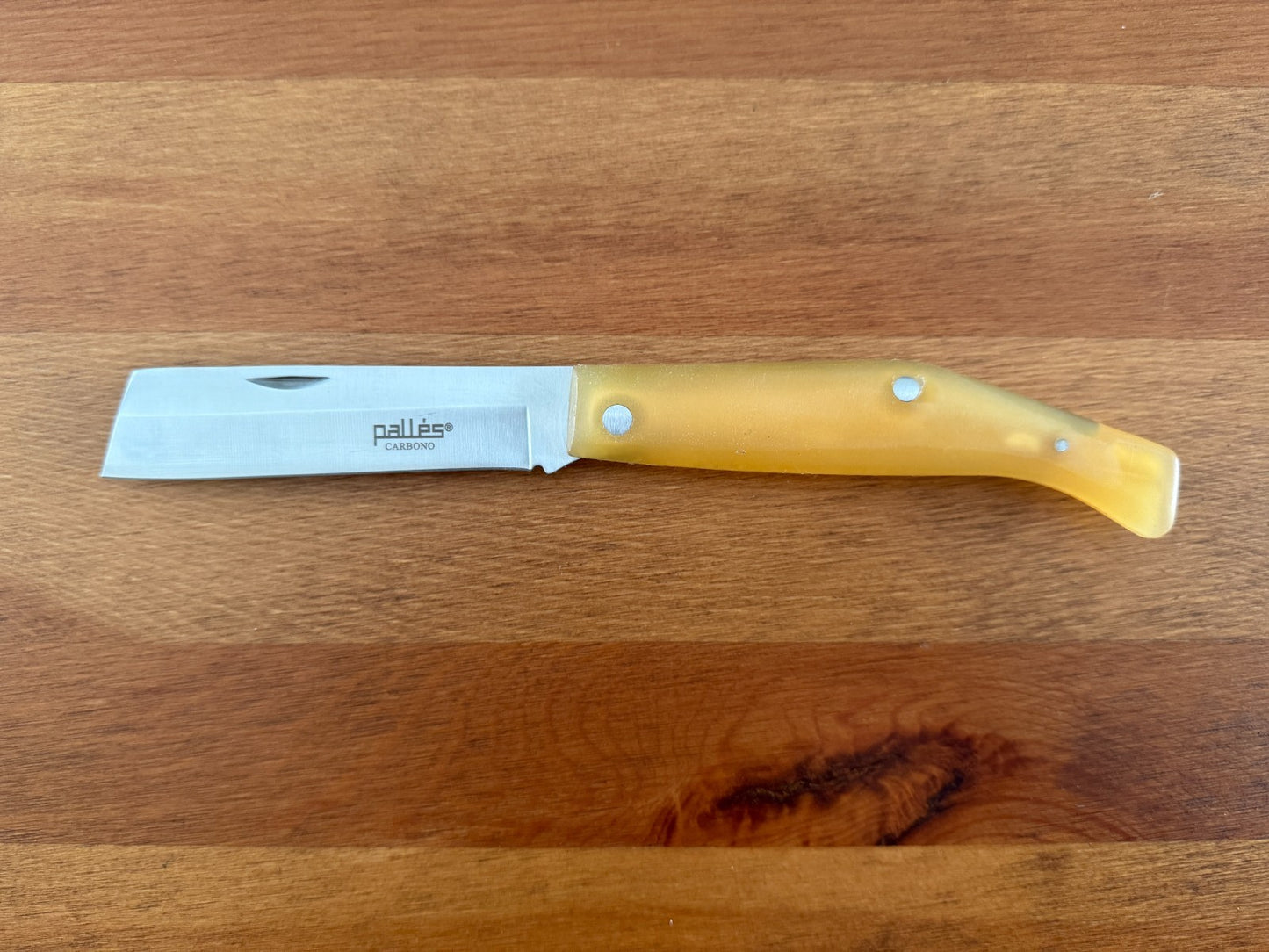 3.8" Pallés Carbon Steel Cut Tip Navaja Pocket Knife ABS Handle From Spain