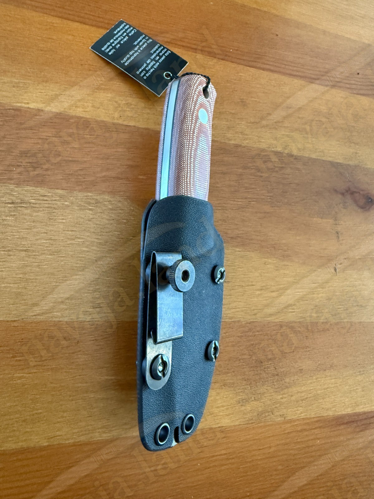 Joker Erizo TS1 3" Bohler N695 Steel Blade Fixed Knife Micarta Kydex Sheath