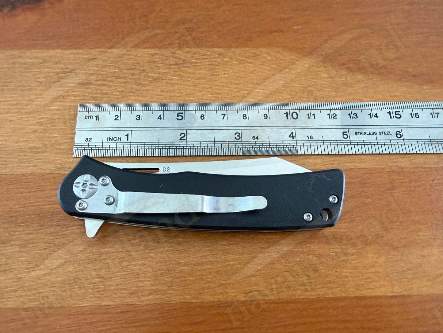 Folding Knife Carbon Fiber & G10 Handle - D2 Steel - 3.5" Blade Presentation Box