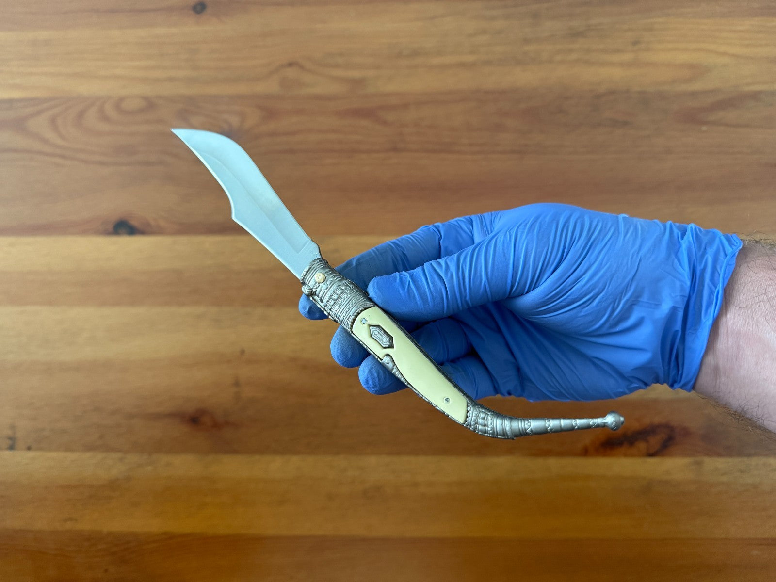 3.9” Albacete Navaja Joker Sevillana Knife Zamak Handle Handmade Slipjoint Spain