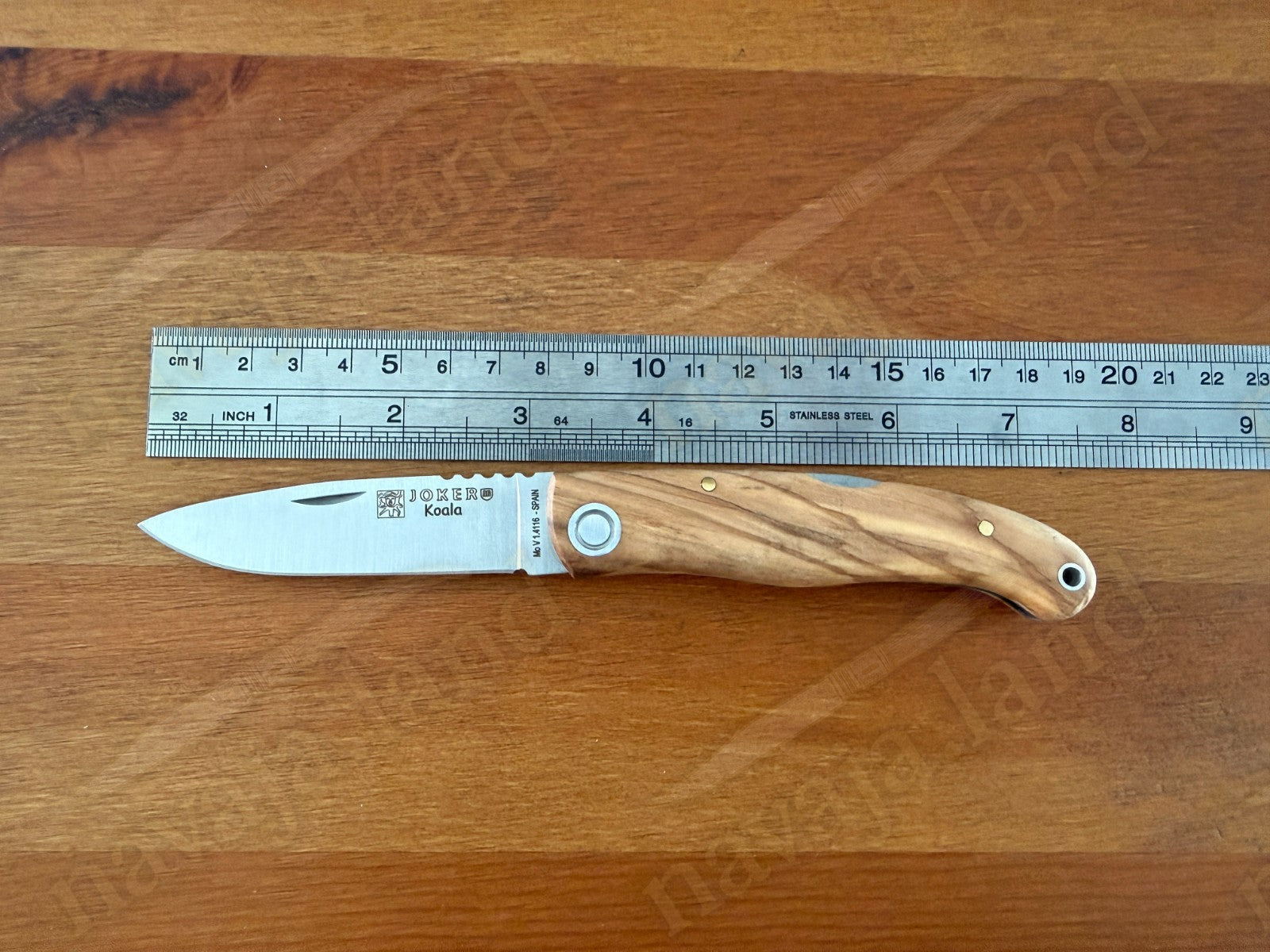 Joker Koala Pocket Knife 3.14” MOVA Blade Olive Wood Handle Handmade in Spain
