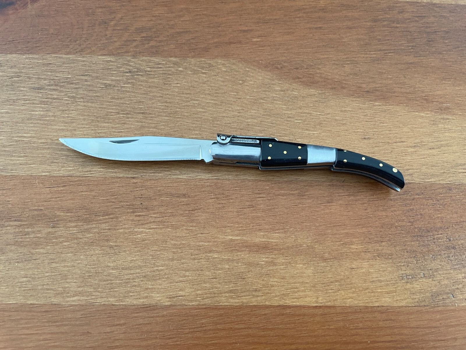 2.75” Arabian Style Navaja Folding Pocket Knife Black Wood and Steel Handle