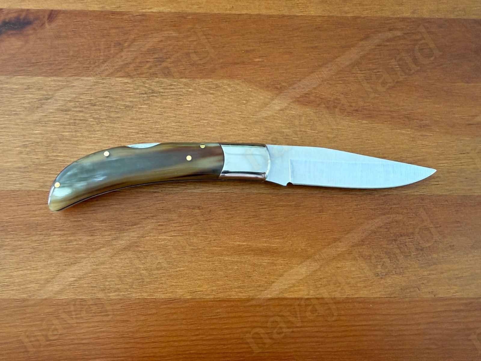 3.54” Joker Pointer Camping Folding Knife (Bull Horn Handle) Handmade in Spain