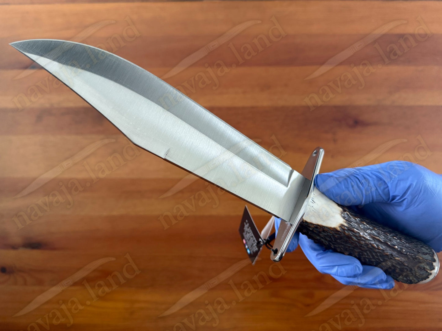 Joker Bowie 20 Hunting Knife – 7.87” MOVA Blade | Deer Antler Handle | Sheath