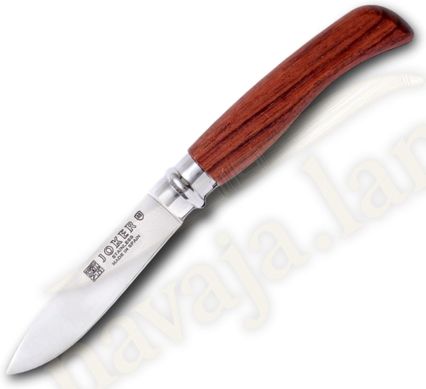 Bubinga Wood Handle Folding Knife – 8 cm (3.15 in) Blade with Viroblock Lock
